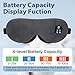 Gasumos Heated Eye Mask, Warm Eye Compress for Dry Eyes Blepharitis Styes, 1000mAh Cordless Eye Heating Pad with 4 Temperature Modes 4-Level Timing, Travel(Gray)