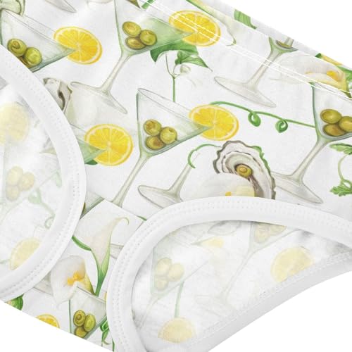 Joisal Floral Cartoon Yellow Bloom Lemon Toddlers Underwear Floral 2t Cotton Girl Panties Cute Bright Briefs Kids Undies4