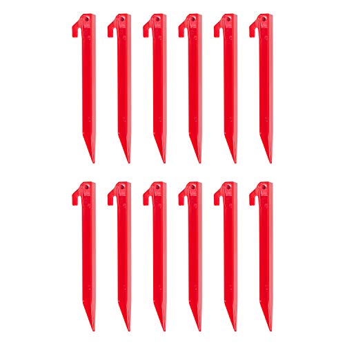 Estacas para tienda Stansport de plástico de 9 pulgadas - Paquete de 12 miniatura 1
