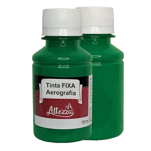 Kit Tinta Fixa Aerografia Cores 13 X 100ML Linha Completa Concentrada Conjunto de Tinta Aerógrafo Ba