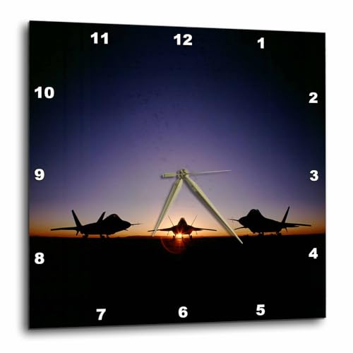 3dRose dpp_13896_3 Air Force-Wall Clock, 15 by 15-Inch
