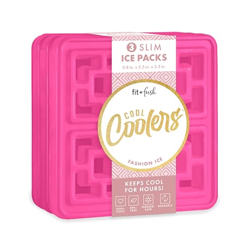 Coolers Large Fashion Ice by Fit & Fresh, 3pk Freezer Packs
