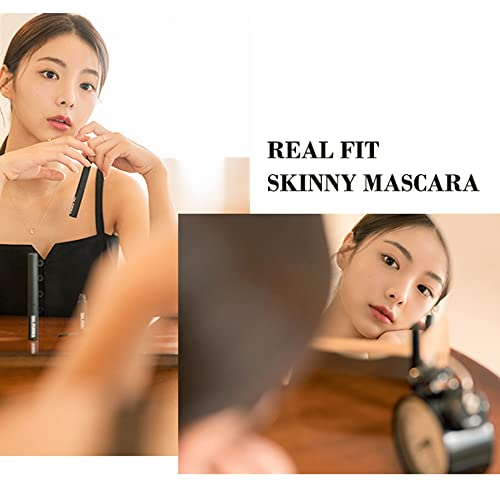 Im Unny Real Fit Skinny Mascara All Day Waterproof Long-Lasting 0.1 Inch Triangle Brush For Lash Make-Up, 1 Count (Brown) #TOP2