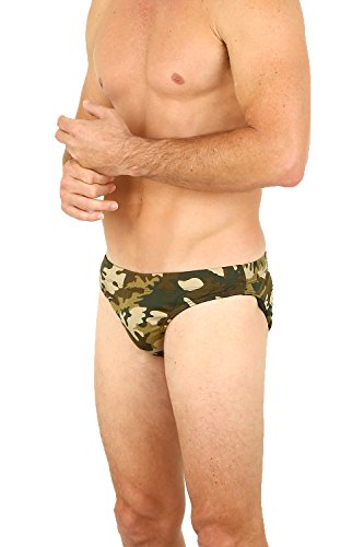 UZZI Men's Hot Body Swim Bikini Swimwear Patriotic Flag3