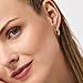 Ana Luisa Giulia Huggie Hoop Earrings for Women - Hypoallergenic Water-Resistant Tarnish-Free Chunky Earrings for Women - 14K Gold Plated & Silver Rhodium Plated Hoops - Small, Medium & Large Size