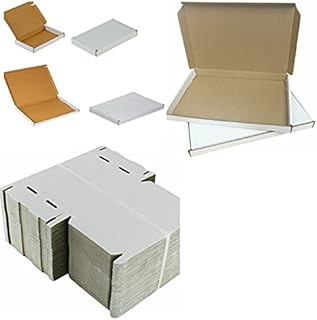 A-Z® 25 x WHITE C5 A5 SIZE BOX LARGE LETTER STRONG CARDBOARD SHIPPING MAILING POSTAL PIP. INTERNAL SIZE: 22.5cm x 16cm x 2cm