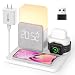 Produktbild Wireless Charger, COLSUR 3 in 1 Induktive Ladestation 15W Kabelloses Ladegerät für i Watch Series SE 7 6 5 4 3 2, AirPods Pro 2, Drahtloses Ladegerät für i Phone 14, 13 Pro Max, 13 Mini, 12 Pro Max