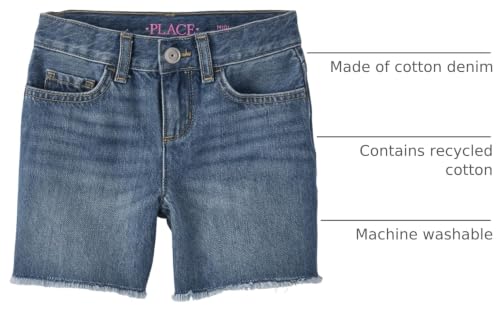 Image of The Children's Place Girls' Denim Bermuda Shorts