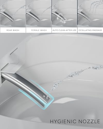 Canest Smart Bidet Toilet, Smart Toilet With Bidet Built In, Pump-Assisted Flush thumb #2