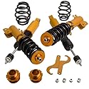 GYTTAK Gewindefahrwerk Kompatibel Mit Toyota Für Yaris Für XP130 XP150 2013 2014 2015 2016 2017 Gewindefahrwerk Stoßdämpferstreben Kit Ersatz-Autoteile