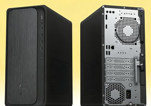 Image of Desktop PC AMD Ryzen 5 8500G Premium Workstation for Home Office Business & Student by HP, 16GB DDR5 512GB SSD, Windows 11 Home, Multi-User with Keyboard Mouse, Wi-Fi 6 Gigabit Ethernet