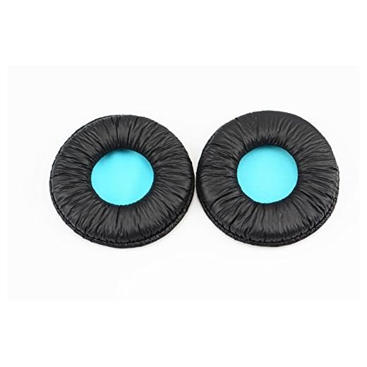 YunYiYi groda hud ersättning skum öronkuddar öronmuffar kuddar skydd reparationsdelar för Sony MDR-V55 v55 hörlurar headset, BLÅ