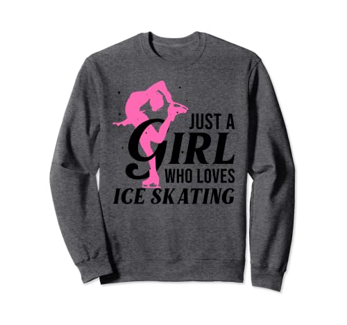 Regalo divertido del patinaje sobre hielo para las niñas y las mujeres patinadoras patinadoras Sudadera