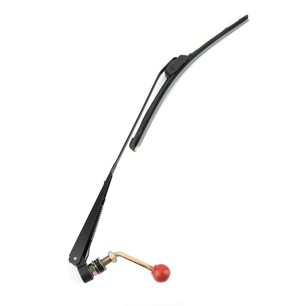 Tergi Manuale Atv - Kit Tergicristallo Manuale Utv (3. Parti Strutturali), Kit Di Sostituzione Spazzole Tergicristallo Universale Bl? Gruppo Di Ricambio