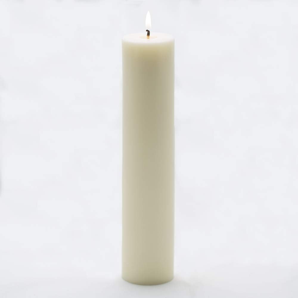Richland 2" x 9" Pillar Candles Light Ivory Set of 20