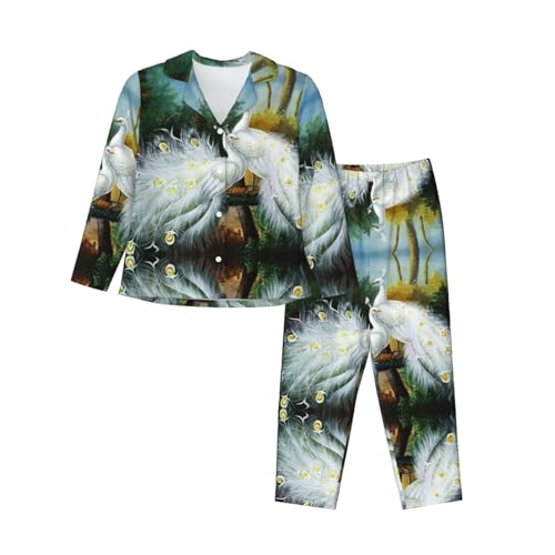 Pyjama paon blanc confortable pour vos soirées cocooning