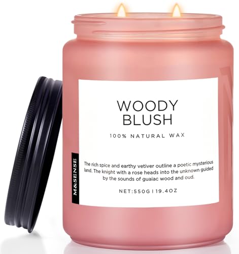 Large Rose & Oud Soy Candle