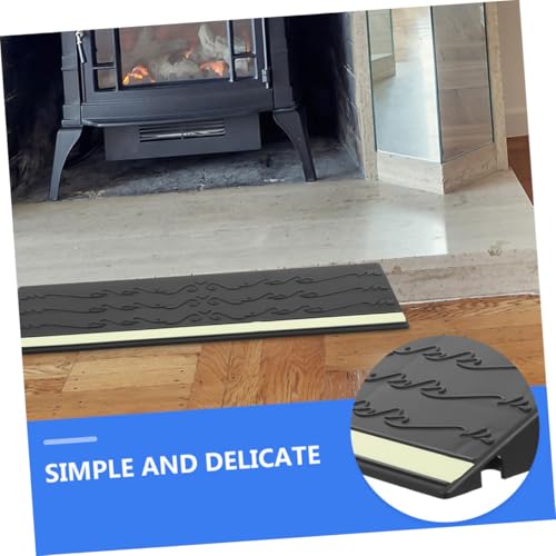 HEALLILY 2pcs Glow The Dark Threshold Ramps Floor Transition Strips for Wheelchair Scooter Enhance Accessibility Mobility for Doorways Steps