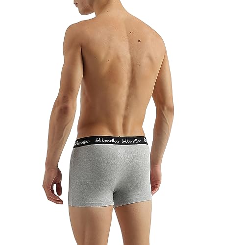 Image of UNITED COLORS OF BENETTON Pack of 2 Solid Colour Low Rise Boxer Briefs