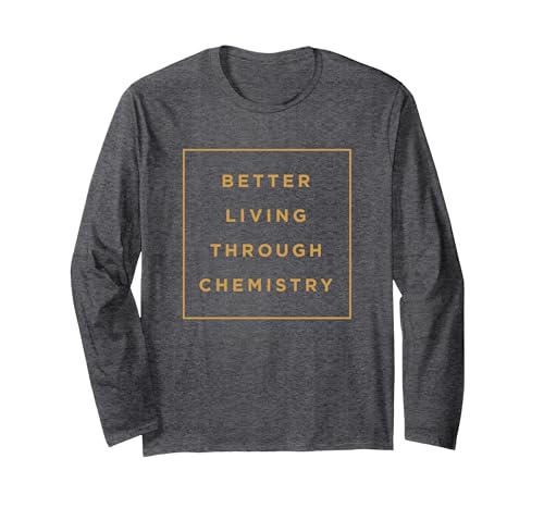Fatboy Slim Better Living Through Chemistry Long Sleeve T-Shirt, Adult Unisex, Dark Heather Grey, X-Large