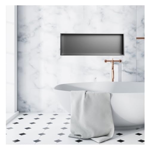 Étagère murale en acier inoxydable sans perçage pour salle de bain