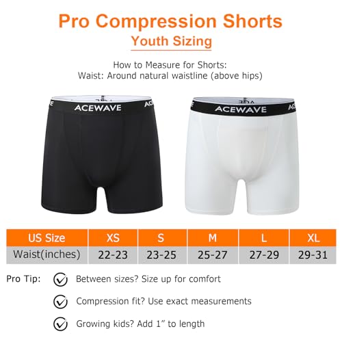 Youth Boys Compression Briefs with Cup Pocket for Baseball Football Rugby Cooling Technology, No Cup4