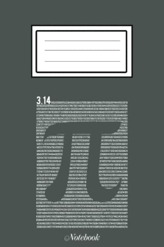 10000 Digits Pi Sign - Math Mathematics - Pi Day Notebook Vintage Style: Happy Pi Day Notebook: Blank Lined PI Day Notebook Gift for Math Lover And ... Writing and Brainstorming,6x9x110 pages