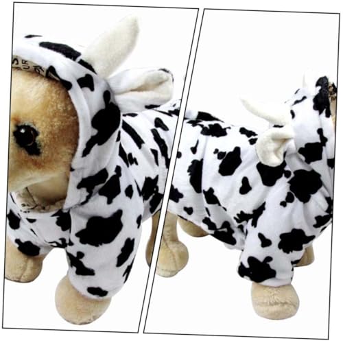 Disfraz para perro talla L con estampado de vaca miniatura 5