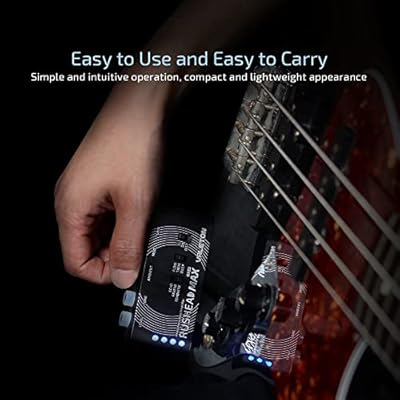 Valeton Rushead Max Bass USB Chargable Portable Pocket Bass Headphone Amp Carry-On Bedroom Plug-In Multi-Effects