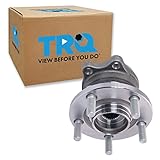 TRQ Rear Driver Side Passenger Side Wheel Bearing & Hub Assembly with ABS Sensor Compatible with 2003-2006 Subaru Baja 2000-2004 Legacy Outback