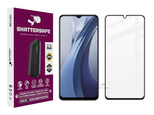 Image of Shattersafe Oleophobic Tempered Glass Screen Protector Compatible For IQOO Z3 5G / Z6 5G / Z6 Lite 5G [Pack of 1]. Edge To Edge Full Screen Protection With Easy Installation Kit & Case Friendly Fit.