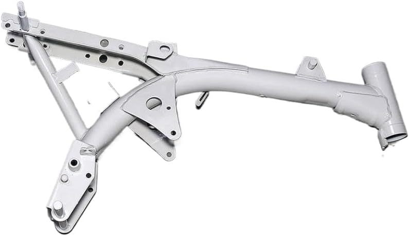 White Motorcycle Frame Compatible with Z50R Model Fits Various Bike Styles
