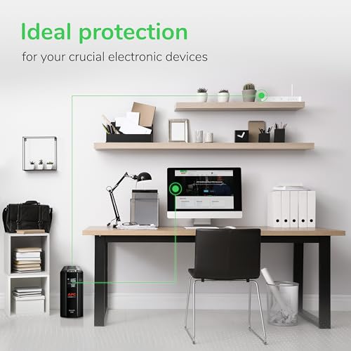 APC UPS 1000VA UPS Battery Backup and Surge Protector, BX1000M Backup Battery Power Supply, AVR, Dataline Protection - Image 6