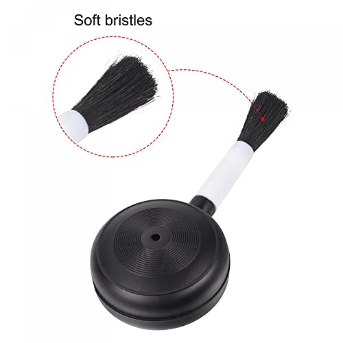 sourcing map 3 Stück Tastatur Reinigungsbürste Luftstaub 25mm Lange Fensternut für Laptop Computer Tastaturfenster Schwarz