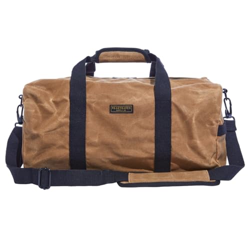 Readywares Waxed Canvas Duffle Bag for Gym, Travel, Cloth Bag for Men and Women (20