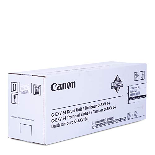 Tambour Canon C-EXV 34 noir d'origine pour copieurs de la série imageRUNNER