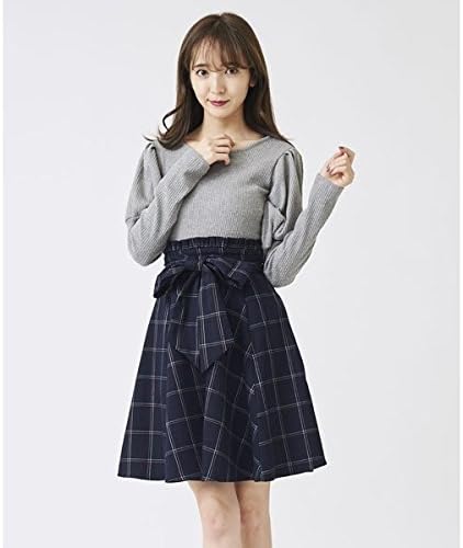 Amazon Co Jp ティティ アンドコー Titty Co チェックドッキングワンピース ネイビー S 服 ファッション小物