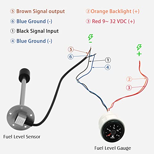 240-33Ohms 6"(150Mm) Fuel Sending Unit, Marine Fuel Sending Unit, Boat Fuel Tank Sender Stainless Steel Fuel Gauge Sending Unit Gas Sensor For Boat Car Truck Vehicle #TOP5