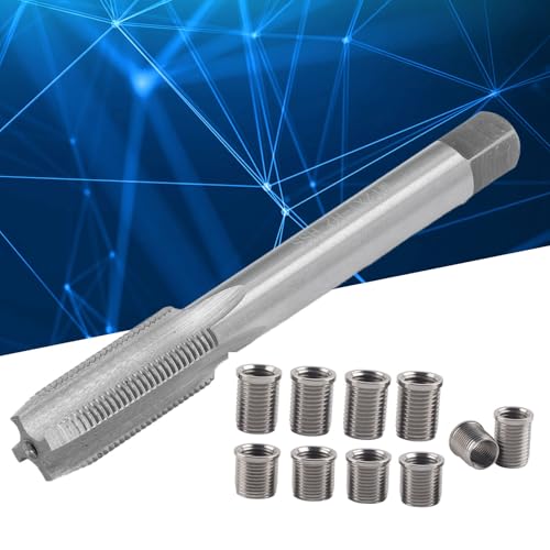 Outil de réparation de Filetage pour Bougie d'allumage M10x1 0 Boulon X1 Réparation de Filetage est Ensemble d'outils très Pratique et Efficace pour la réparation des filetages de Bougies