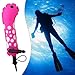 JISADER Dive Surface Marker Buoy SMB Diving Equipment Compact, Snorkeling, Underwater Signal Tube Outdoor Inflatable Diving Buoy, Fluorescent Pink