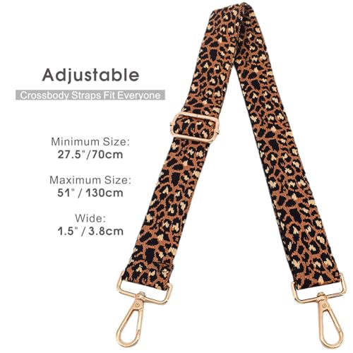 Image of Replacement Purse Strap Shoulder Strap Adjustable Crossbody Strap for Women Crossbody Wide Shoulder Bag