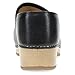 Dansko Brenna Slip-On Clogs for Women – Memory Foam and Arch Support for All -Day Comfort and Support – Lightweight EVA Outsole for Long-Lasting Wear Black/Tan 6.5-7 M US