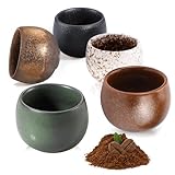 Nzkeuf Set de Tasse Expresso à Paroi Épaisse, Lot de 5 Fabriquées...