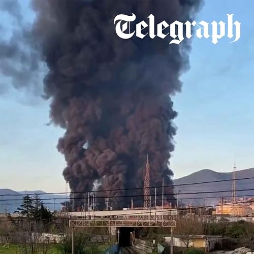 &lsquo;Volcanic eruption&rsquo; as Ukraine hits one of Putin&rsquo;s largest oil refineries & inside a morgue for frontline soldiers