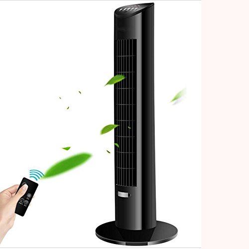 KHA Turmventilator mit LED-Anzeige, 7-Stunden-Timer, Glatte Oszillation, Nach Hause Vertikale Boden-montiert Leafless Fernbedienung Turm
