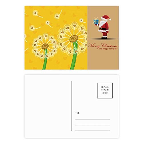 Cartes postales de pissenlit fleurs jaunes : lot de 20 à offrir ou pour accompagner vos présents