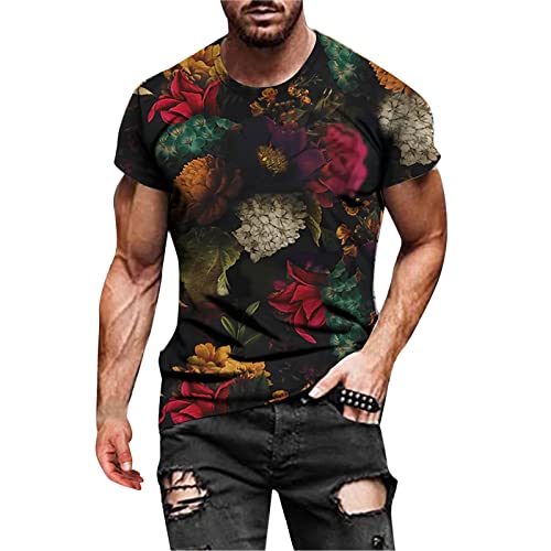 Fashion 3D Print T-Shirts for Men Funny Graphics Pattern Crewneck Short Sleeve Tees for Mens T-Shirts Top Tees