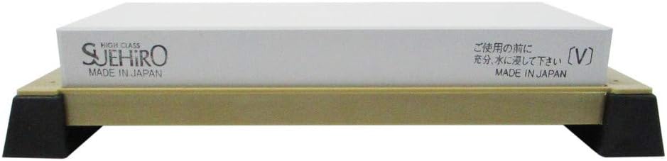 Suehiro WA#5000 No.5000-AS Finishing Whetstone with Base Steel, Dual Use