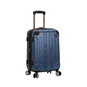 Rockland London Hardside Expandable Luggage with Spinner Wheels, Blue, Carry-On 20-Inch