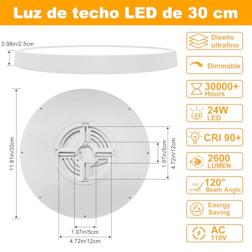 El Mejor Listado de Plafones para el cuarto de baño los mejores 10. 24 Imagen adicional